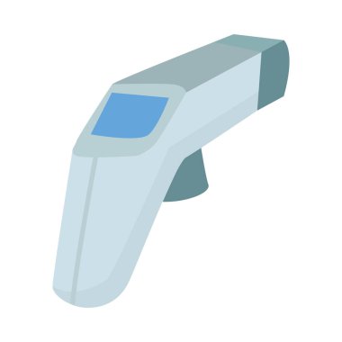 Lazer termometre aygıtı izole edilmiş simge