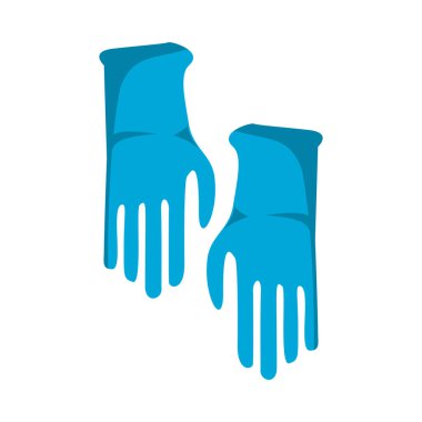 kauçuk eldiven çizgisi tarzı simgesi