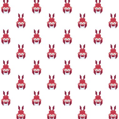 Uzaylılar 8 bit pikselli desen