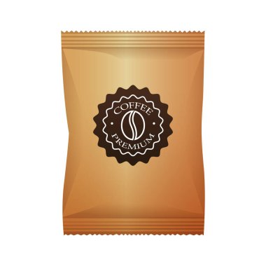 Kahve poşeti, zarif paketleme ürünü.