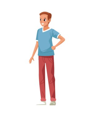 Genç erkek avatar karakteri