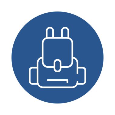 okul çantası aksesuar stili simgesi