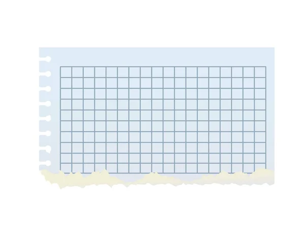 Feuille papier note icône isolée — Image vectorielle