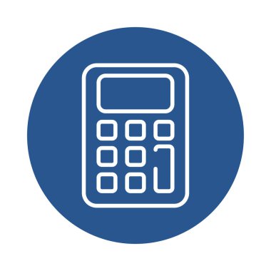 hesap makinesi matematik aygıtı izole edilmiş simge