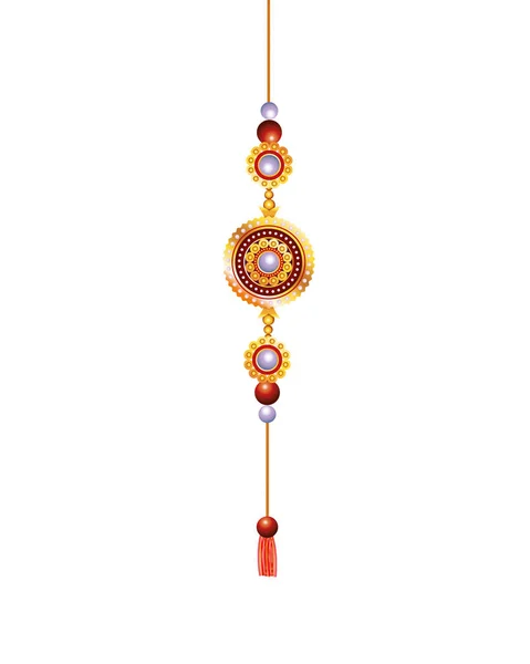 Ethnic mandala indu style hanging — Stock Vector