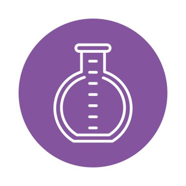 tüp test laboratuarı simgesi izole edildi