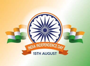 Hindistan 'ın bağımsızlık günü, ashoka çakra ve bayraklarla kutlanıyor