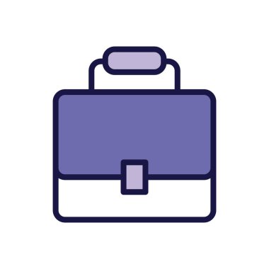 Portföy evrak belgeleri satır biçimi simgesi