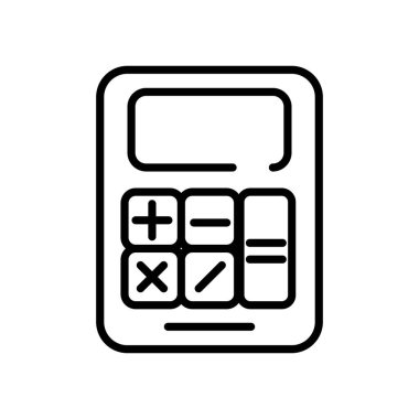 Hesap makinesi matematik aygıtı satır biçimi simgesi
