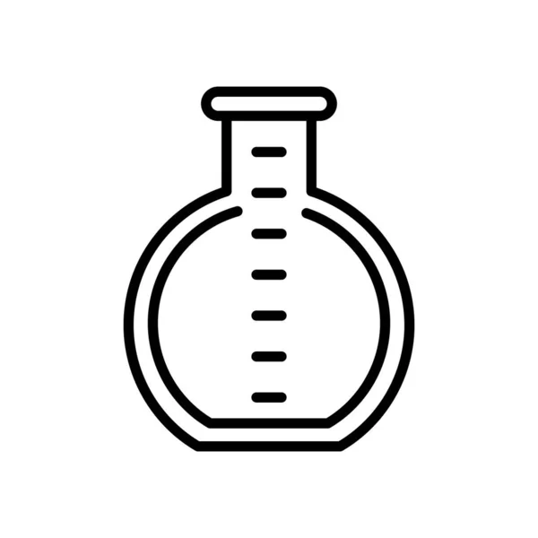 Ícone isolado laboratório de teste de tubo —  Vetores de Stock