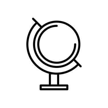 ayna makyaj çizgisi biçimi simgesi