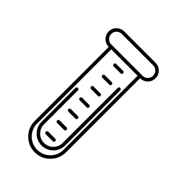 tüp test laboratuarı simgesi izole edildi