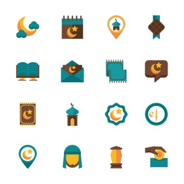 İslam dini düz biçim simgeleri belirledi