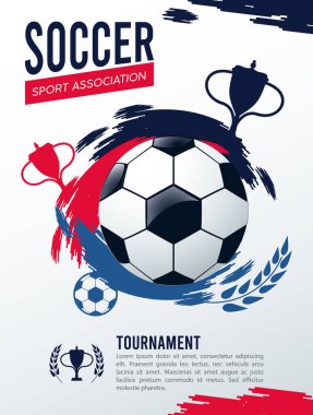 Balonlu futbol ligi posteri