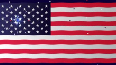 Amerika 'nın bağımsızlık günü bayrağıyla kutlanıyor