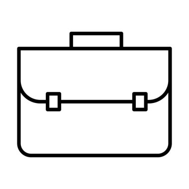 Portföy evrak çantası satır simgesi