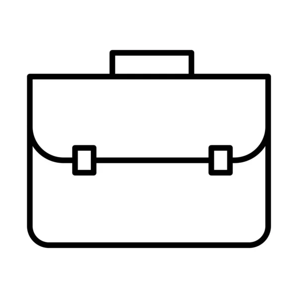 Піктограма стилю портфеля лінії — стоковий вектор