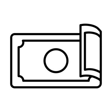 Bill dollar satır biçimi simgesi