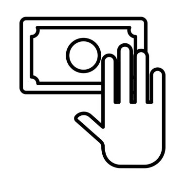 Bill Dolarlık Satır Biçimi simgesiyle el