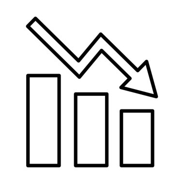 istatistik çubukları çizgi simgesi