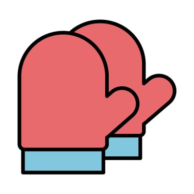 Mutfak eldivenleri biçim simgesini doldurur