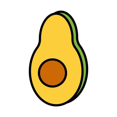 avokado taze doldurma biçimi simgesi