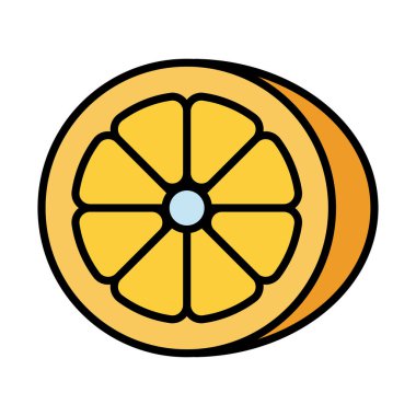 Turuncu taze meyve sağlıklı yiyecek.