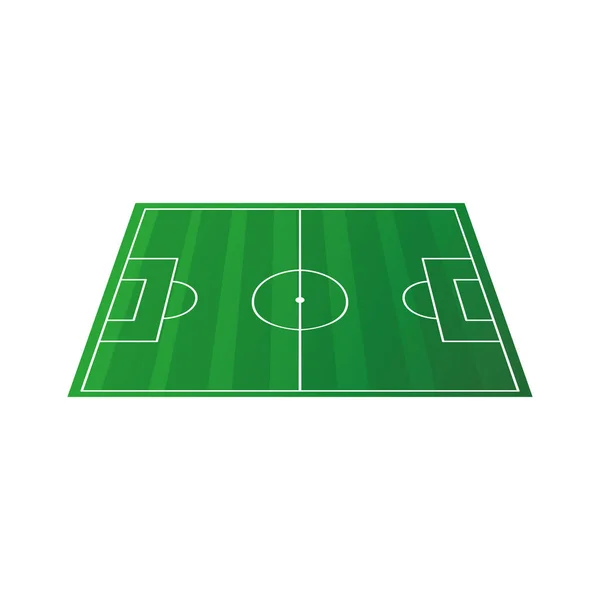 Fotbalový fotbal sportovní tábor ikona — Stockový vektor