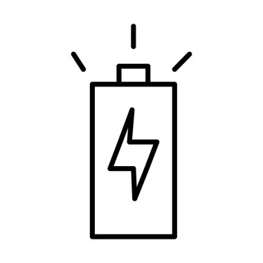 pil güç çizgisi biçimi simgesi