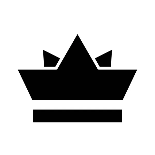 Королевская корона иконы детского силуэта — стоковый вектор