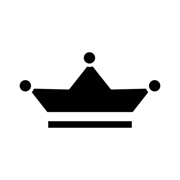 Royal crown of viscount silhouette style icon — Stock Vector