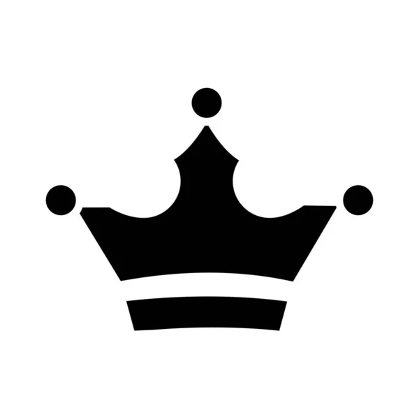 Royal crown of viscount silhouette style icon — Stock Vector