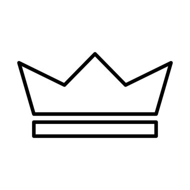 Bebek çizgi simgesinin kraliyet tacı