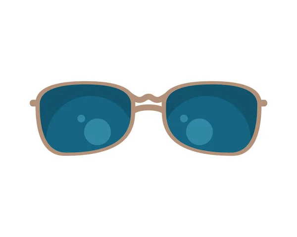 Summer sunglasses accessory isolated icon — Stock Vector