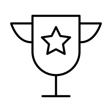 Kupa kupası ödül satırı biçimi simgesi