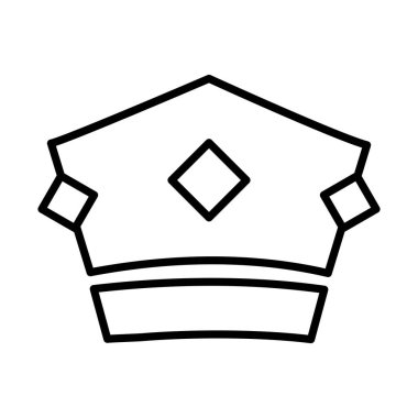 Baron çizgisi simgesinin kraliyet tacı