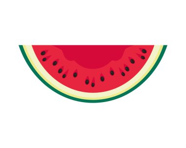 Karpuz taze meyve tropikal yaz ikonu