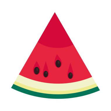 Karpuz taze meyve tropikal yaz ikonu