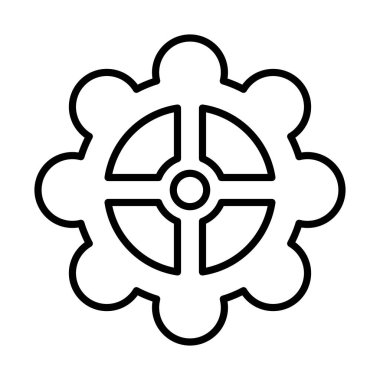 dişli makine çalışma çizgisi biçimi simgesi