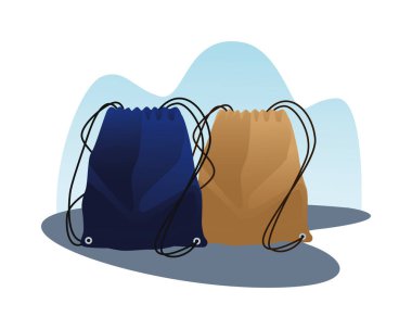 Ürün simgesini paketlemek için kumaş çanta