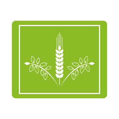 Çiviler organik ürün simgesi