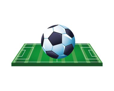 Kamp şampiyonasında futbol balonu sporu