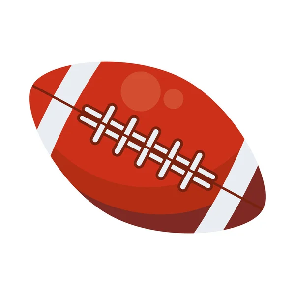 Balloon american football sport icon — Stock Vector