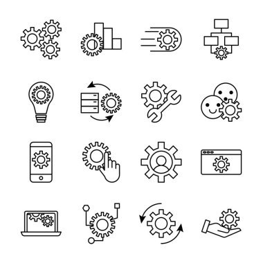 şanzıman makinesi demeti simgeleri