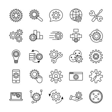 şanzıman makinesi demeti simgeleri