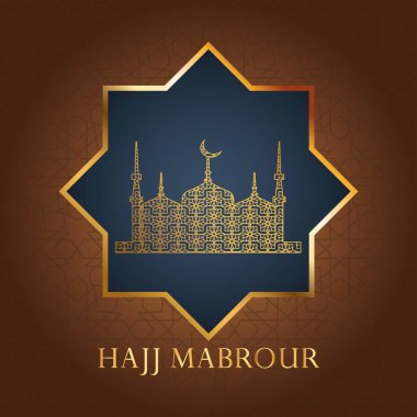 Altın cami tapınağıyla hac mabrour kutlaması.