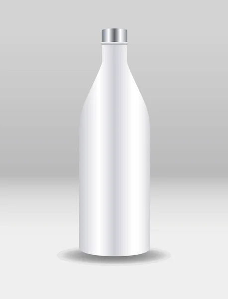 Ícone de marca de produto de garrafa de alumínio —  Vetores de Stock