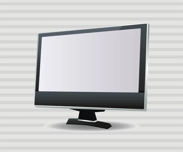 Desktop Computer Monitor Gerät digital — Stockvektor