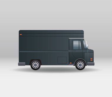 Van siyah damgalama simgesi izole