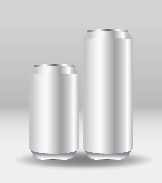 Burkar aluminiumprodukter branding ikoner — Stock vektor